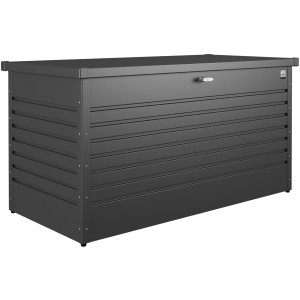 Biohort Box da giardino 160 High, grigio scuro metallizzato, per riporre utensili da giardino.