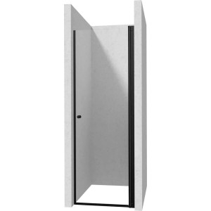 Porta doccia battente Idrostile 70x200 cm Nero