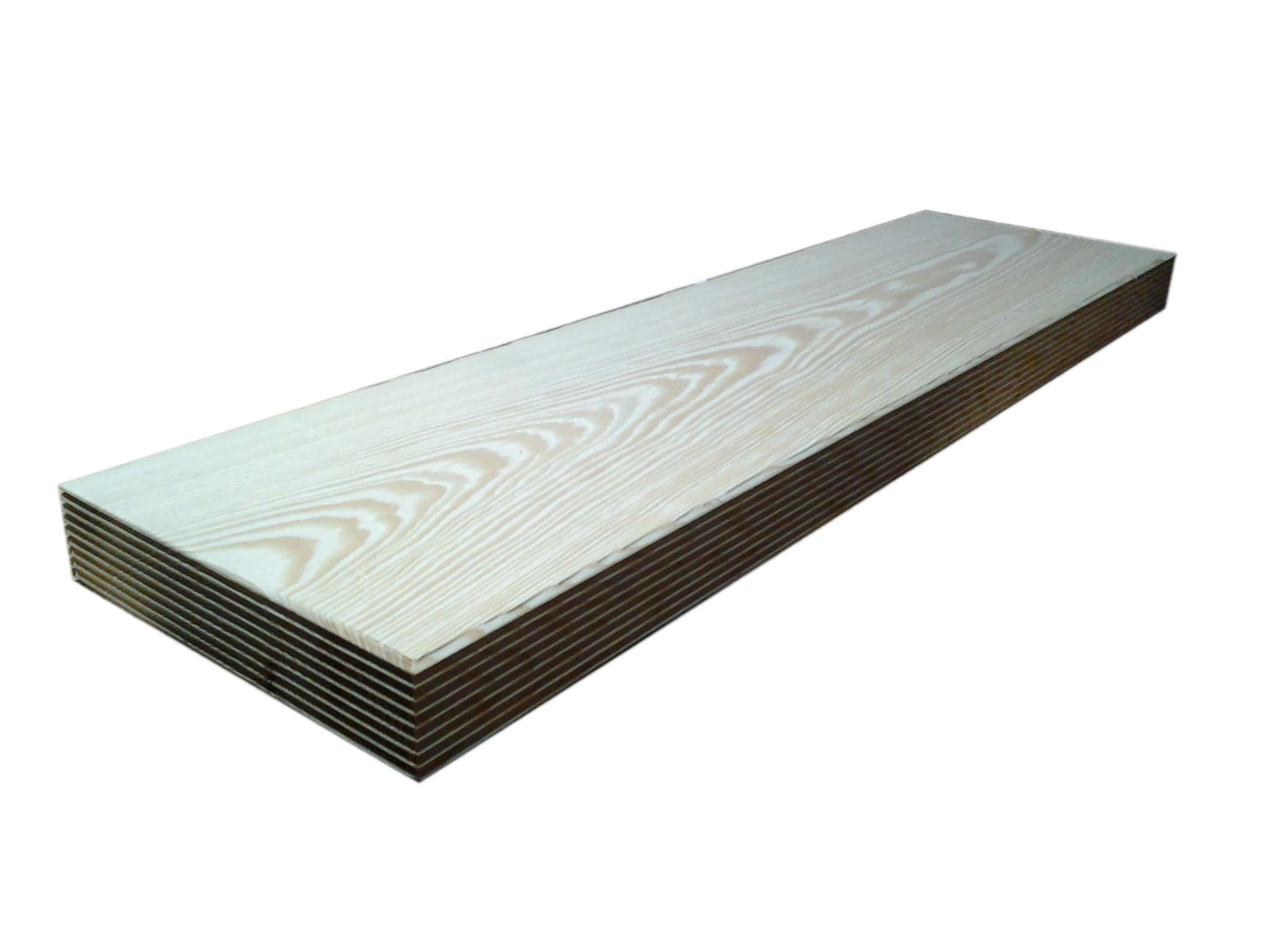 Mensola in legno abete grezzo lato zigrinato 780x210x50 mm