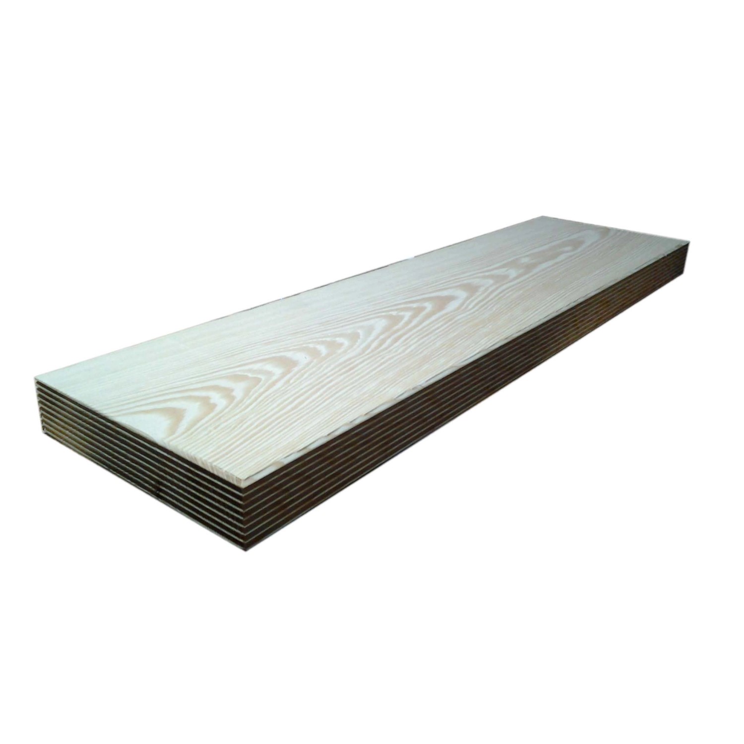 Mensola angolare in legno 350x350 mm bianco