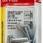 Fischer SX Plus tasselli 8x40 con viti, adatti per muratura piena e forata.
