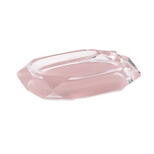 Dispenser sapone t.b.t. rosa, design moderno per bagno e cucina.
