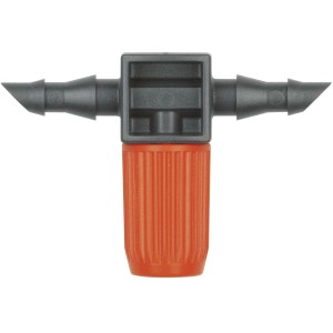 Gardena gocciolatore di fila regolabile per Micro-Drip-System, per irrigare file di piante.