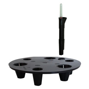 t.b.t. per piante e vasi, design nero.