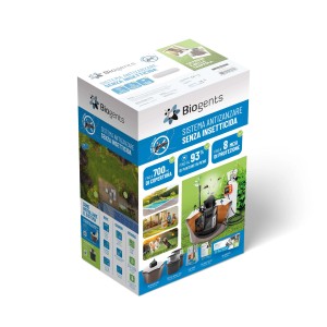 Confezione del sistema antizanzare Biogents: soluzione senza insetticidi fino a 700 m².