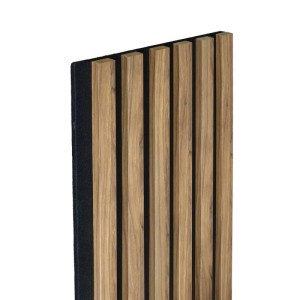 Pannello fonoassorbente decorativo Catania rovere 240x30 cm Sp. 19 mm