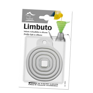 t.b.t. Utensile da cucina: Imbuto pieghevole in silicone, confezione salvaspazio.