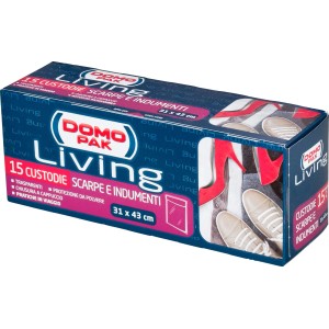 Box organizer per vestiti e scarpe, 15 pezzi, trasparente, 31x43cm