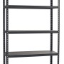 Scaffale in metallo 5 piani in kit a bulloni 100x40xH187 grigio