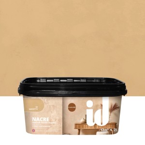 Pittura decorativa effetto t.b.t. in secchio, tonalità Noisette.