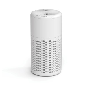 Purificatore d'aria bianco t.b.t. per un clima interno migliore.