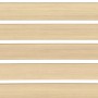 Dettaglio sedia pieghevole Canston in legno naturale per giardino e balcone.