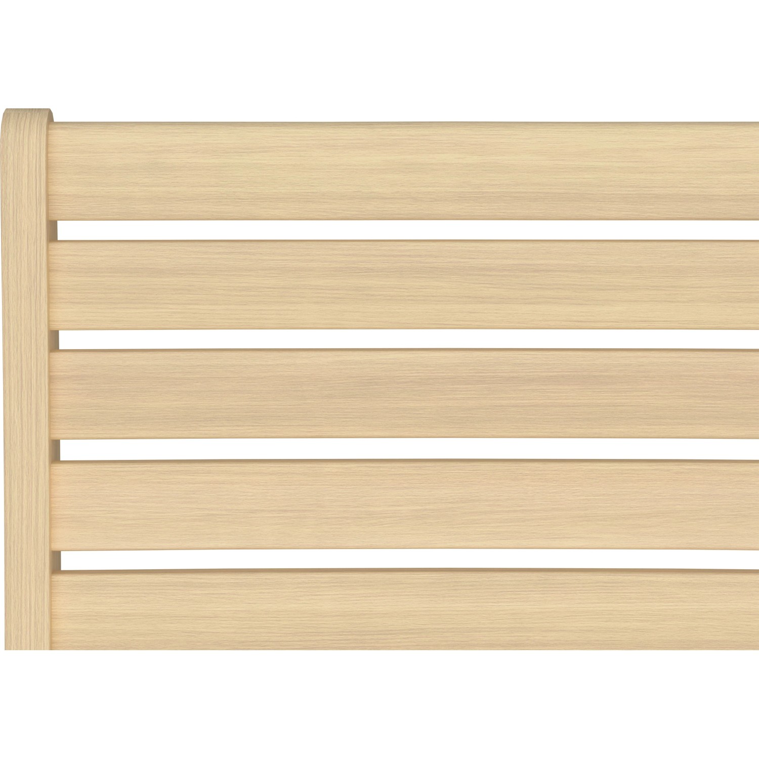 Dettaglio sedia pieghevole Canston in legno naturale per giardino e balcone.