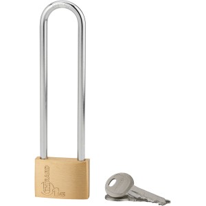 Lucchetto t.b.t. con arco lungo e chiave.