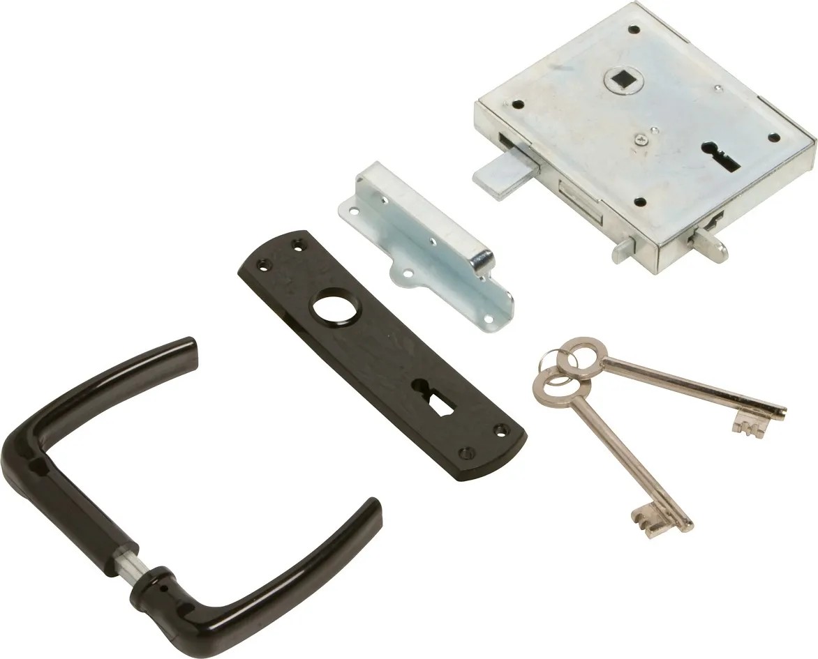 Serratura A Cilindro FELGNER Per Porte Antincendio | Distanza 92mm, Mandata 35mm In Acciaio - Foto 3