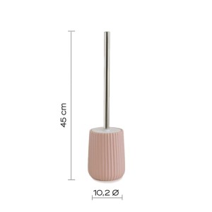 Scopino bagno Marika in ceramica rosa