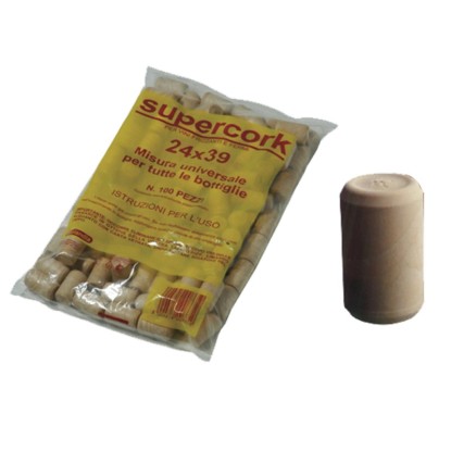 Tappi Super sintetici 24 x 39 cf. 100 pezzi