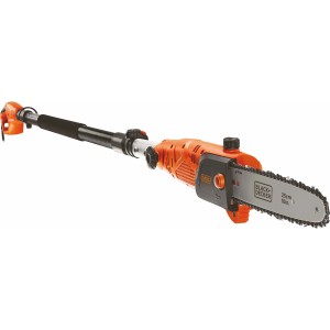 Elettrosega a catena Black+Decker PS7525 con lama da 25 cm per potatura.
