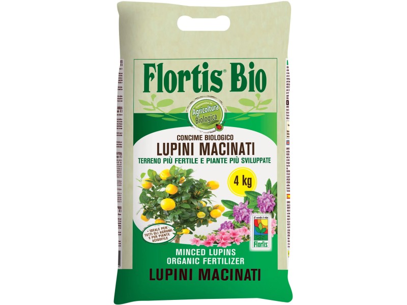 Lupini Macinati per Limoni, 10KG Concime per Agrumi e Acidofile