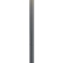Globo lampada solare in metallo, 41 cm, antracite opaco. Luce decorativa per esterni.