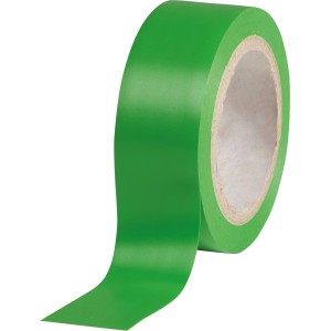 Nastro isolante verde dal set di 6, 4,5 m x 15 mm, per installazioni elettriche.