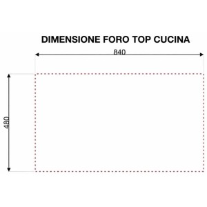 Lavello da incasso 2 vasche 86 cm inox
