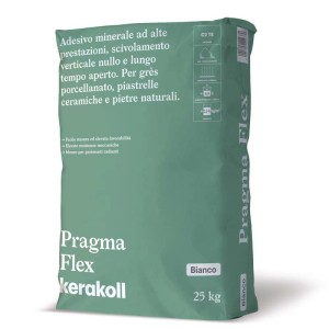Colla per piastrelle adesivo minerale flex 25 kg bianco