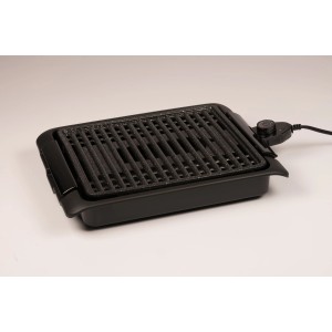 Barbecue elettrico t.b.t. nero da tavolo.