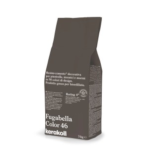 Sacco di stucco Fugabella Color 46, colore grigio, 3kg.
