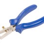 LUX Pinza spellafili 160 mm Classic con manici in plastica blu per cavi fino a 6 mm².