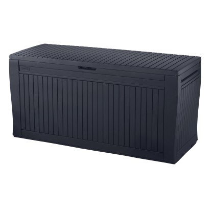 Baule da esterno Keter Comfy storage box grigio 270 l 116,7x44,7 cm
