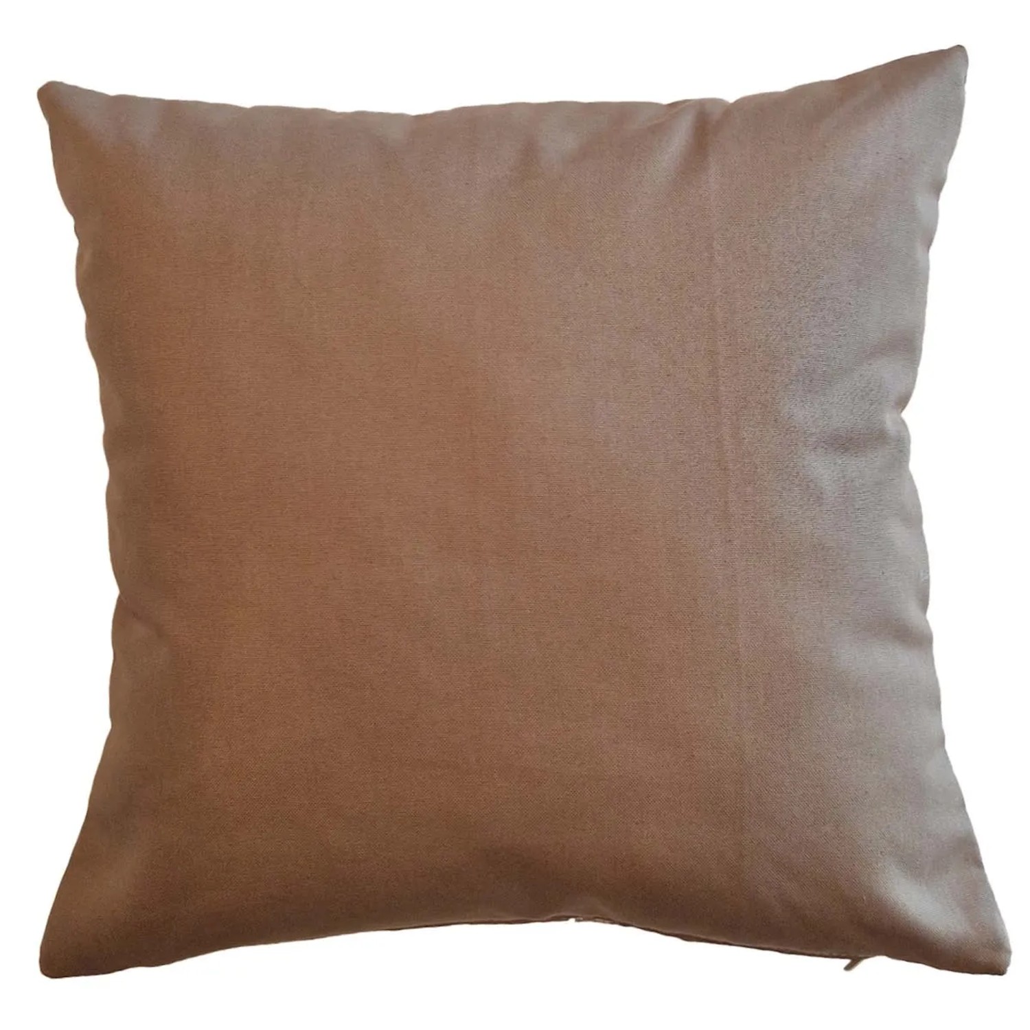 Cuscino decorativo quadrato marrone per interni.