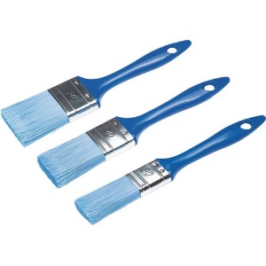 Set di pennelli piatti LUX, 3 pezzi, per vernici: Pennelli con larghezza 30, 40 e 50 mm.