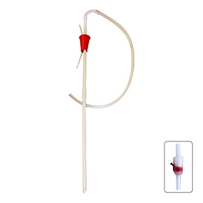 Travasatore a soffio compatto con rubinetto a pulsante 90-115 cm