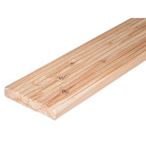 Tavola per terrazza in larice, naturale, 2,8x14,5x300 cm. Legno per la costruzione di terrazze.