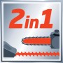 Einhell Power X-Change GE-HC 18 Li T Solo: potatore con tagliasiepi e accessorio motosega.