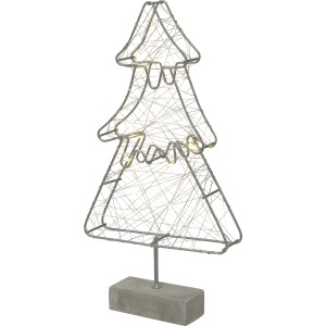 Figura decorativa luminosa ad albero di Natale per interni.