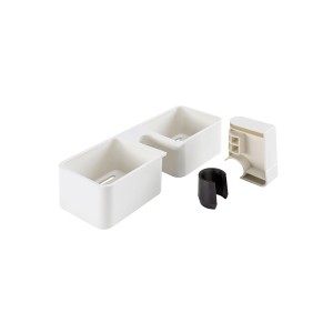 Set accessori bagno t.b.t.: Mensola con supporto e fissaggio. Per più sicurezza in bagno.