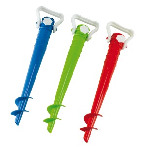 t.b.t. in blu, verde e rosso per campeggio e outdoor.