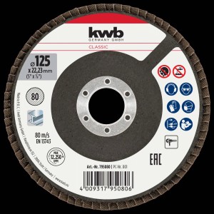 Disco lamellare KWB, 125mm, per smerigliatrici angolari. Accessori per lavori di levigatura nel negozio online OBI.