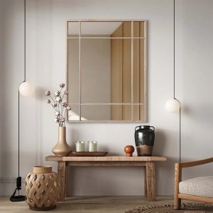 Specchio da parete Loft Jimmy 69x95 cm rovere