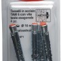 Fischer Tasselli tasselli, 4 pezzi, per calcestruzzo, con viti e testa esagonale.