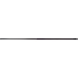 Manico telescopico nero (80-142 cm) per utensili di pulizia.