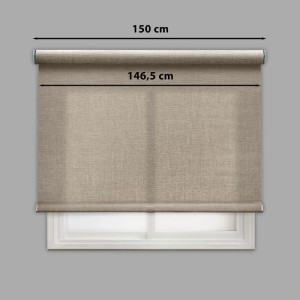Tenda a rullo Berlin filtrante 150x250 cm marrone