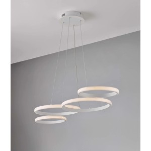 Sospensione LED Atena 4300 lm 3000K 100x64 cm