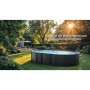 Piscina fuori terra ovale in acciaio antracite Gre 610x375 H 132 cm_7