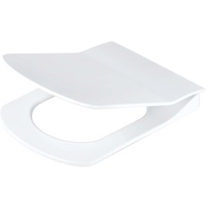 Copriwater WC slim soft-close Placetas bianco 36,5 x 45 cm