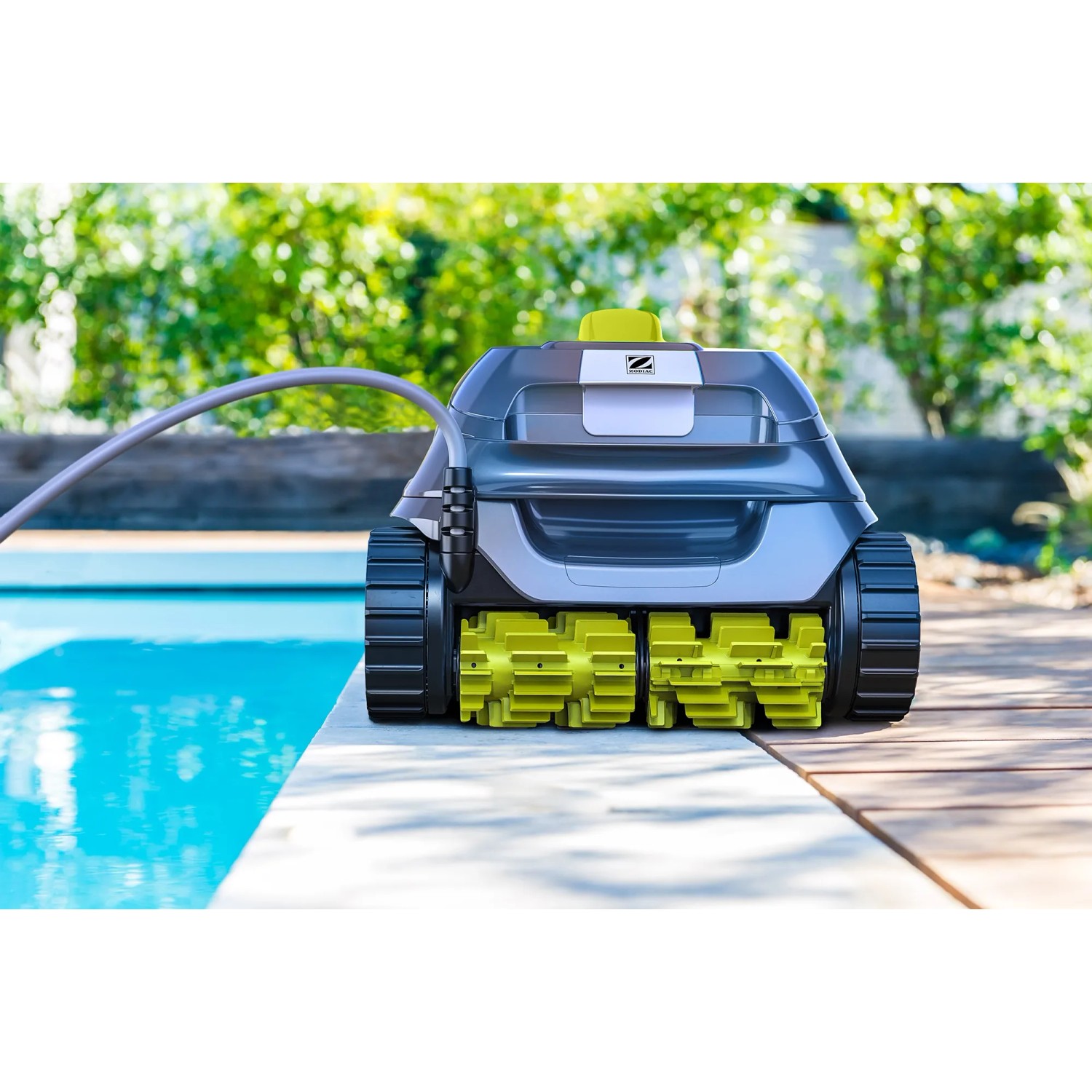Robot pulitore per piscina Zodiac CNX1020 per fondo e pareti, grigio.