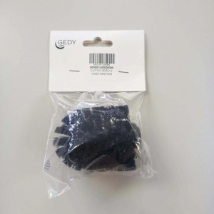 Testina di ricambio nera t.b.t. per Scopini WC, confezionata.