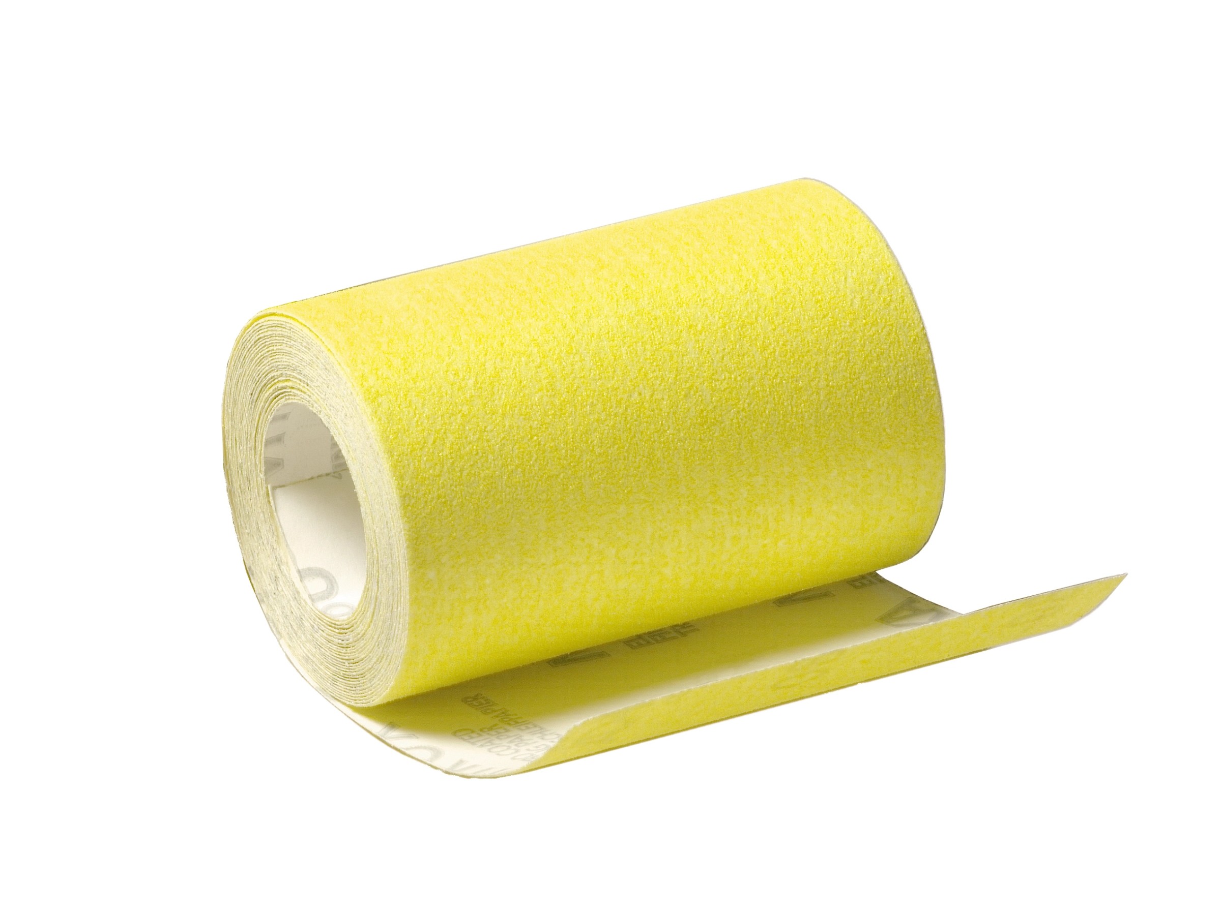 Carta Abrasiva Per Levigatrici Orbitali Carta Abrasiva Mirka Gialla - Rotolo 115mm X 50m Grana P60 Per Legno, Vernice, Stucco Rotolo Carta Abrasiva Mirka P60